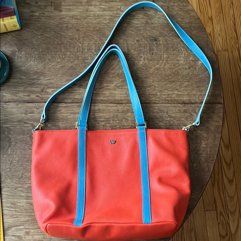Viviani leather tote